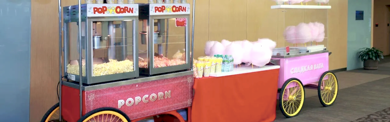 popcorn pamuk şeker